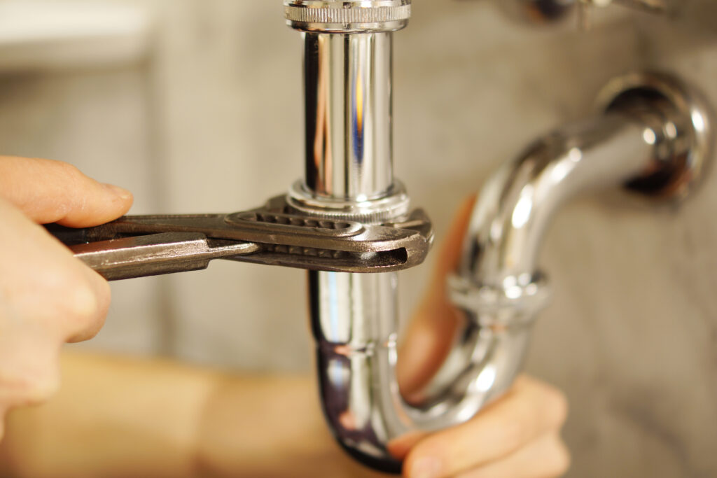 Plumbing repair service.