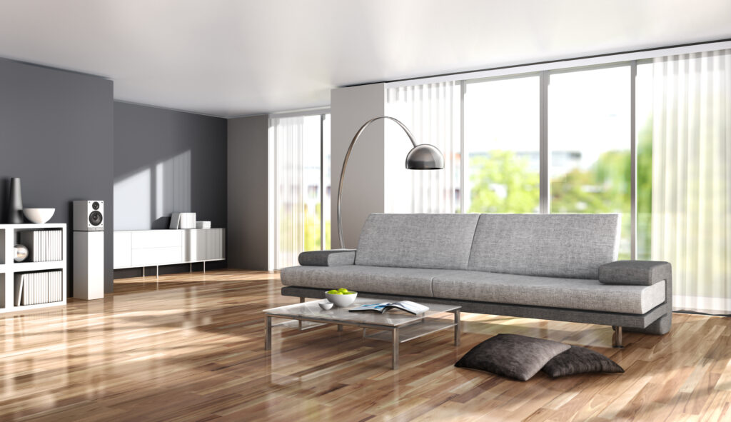 Musterwohnung – Wohnzimmer