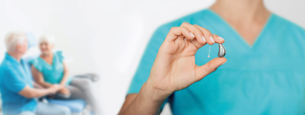 last generation of hearing aid device for elderly people